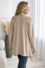 Sienna™ Fringe Wrap Knit Sweater