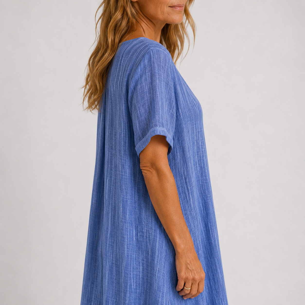 Violette - Robe longue fluide