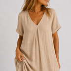 Violette - Robe longue fluide