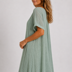 Violette - Robe longue fluide