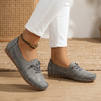 MapleStride™ | Soft-Step Lace-Up Moccasins