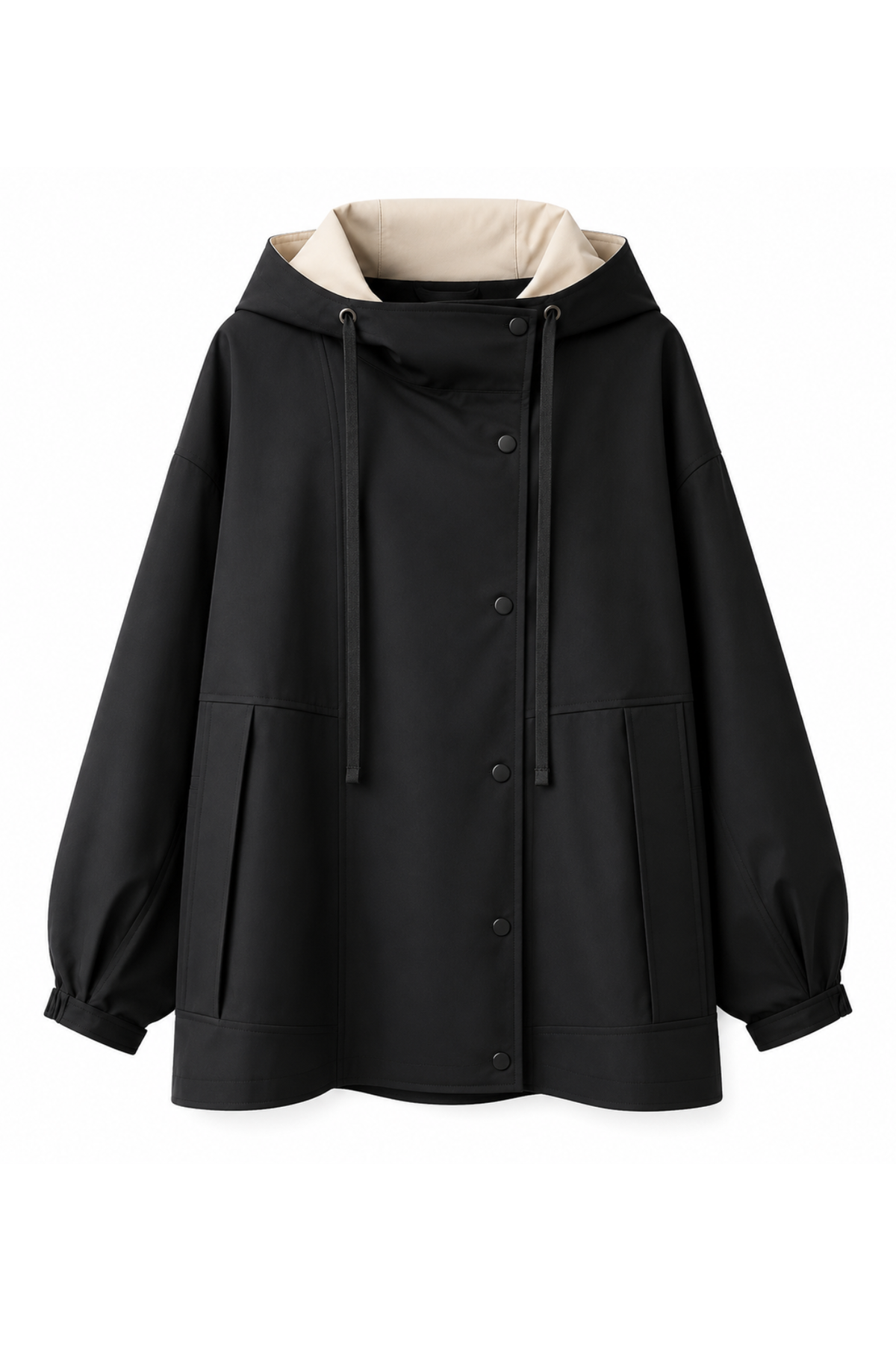 Améliane™ Contrast Hooded Windbreaker