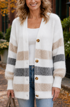 Aurélie™ Soft Stripe Knit Cardigan