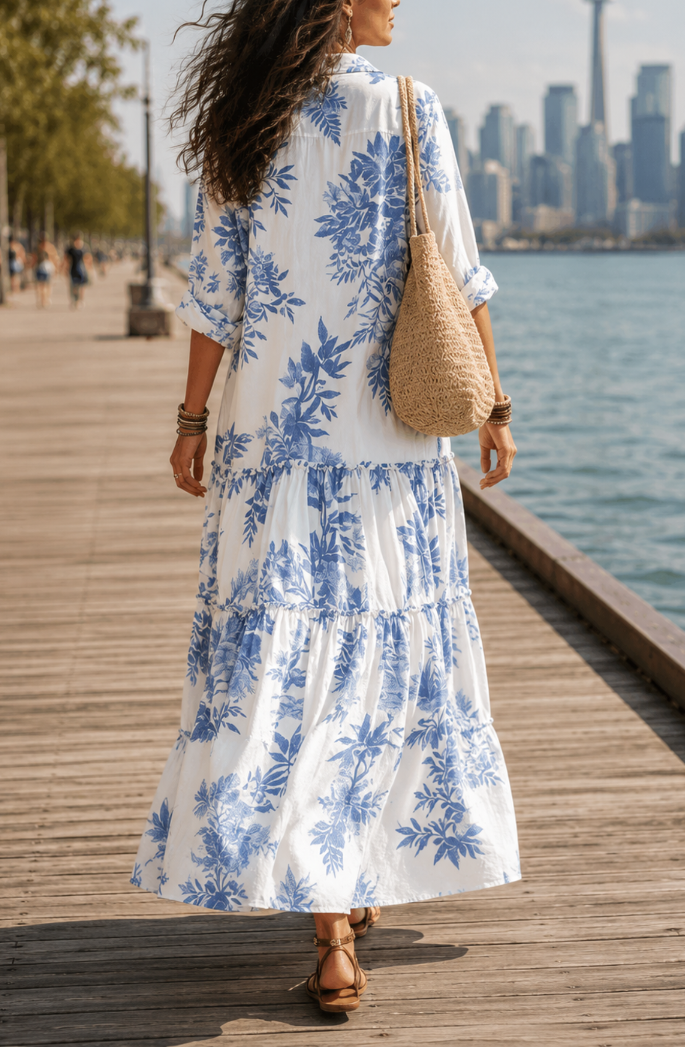 Mirella™ The Floral Shirt Dress