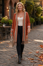 long boho vest