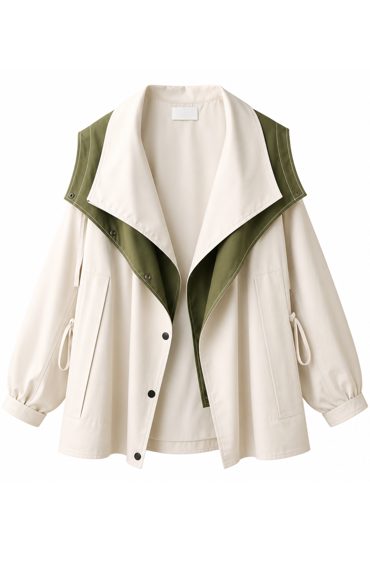 Améliane™ Contrast Hooded Windbreaker