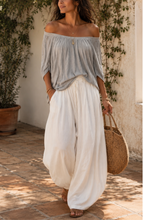 The Adèle Set Off-Shoulder Top & Lantern Pants