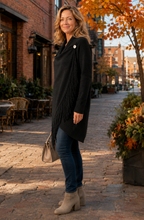Sienna™ Fringe Wrap Knit Sweater