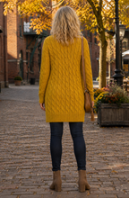 Charlotte™ Cable Knit Long Cardigan