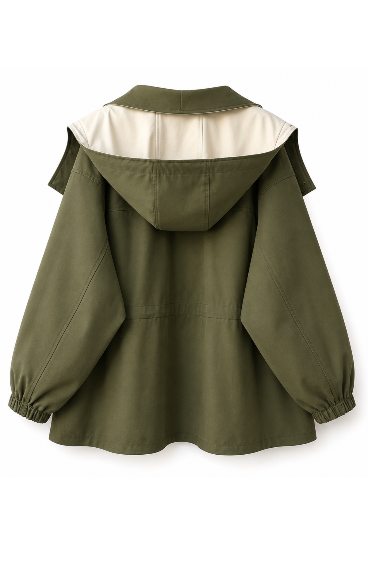 Améliane™ Contrast Hooded Windbreaker