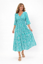 Aurora Belle™ | Bohemian V-Neck Maxi Dress
