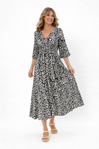 Aurora Belle™ | Bohemian V-Neck Maxi Dress