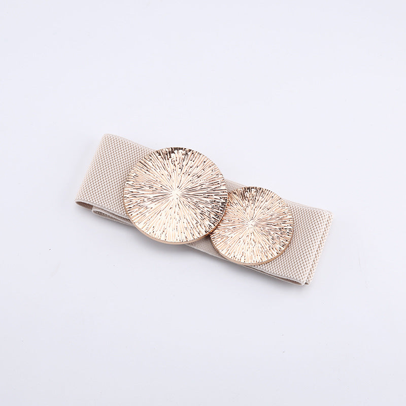 Amara’s™ | Sculpting Elastic Gold Waist Belt