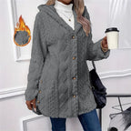 Dame hyggelig Oversize-jakke Stilla