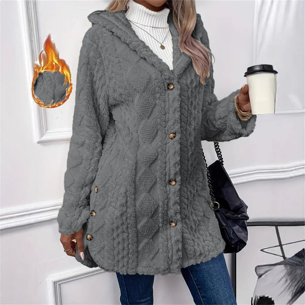 Dame hyggelig Oversize-jakke Stilla