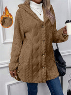 Dame hyggelig Oversize-jakke Stilla