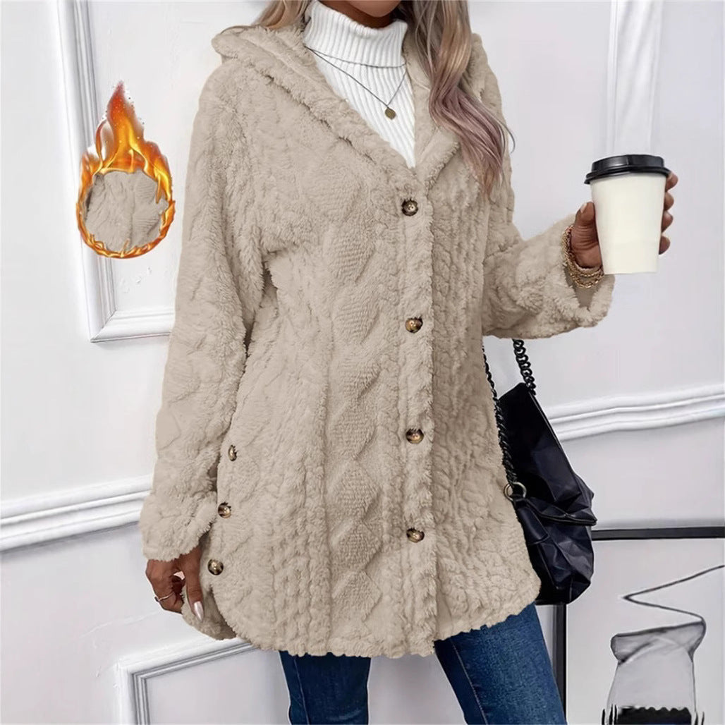 Dame hyggelig Oversize-jakke Stilla