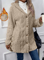Dame hyggelig Oversize-jakke Stilla