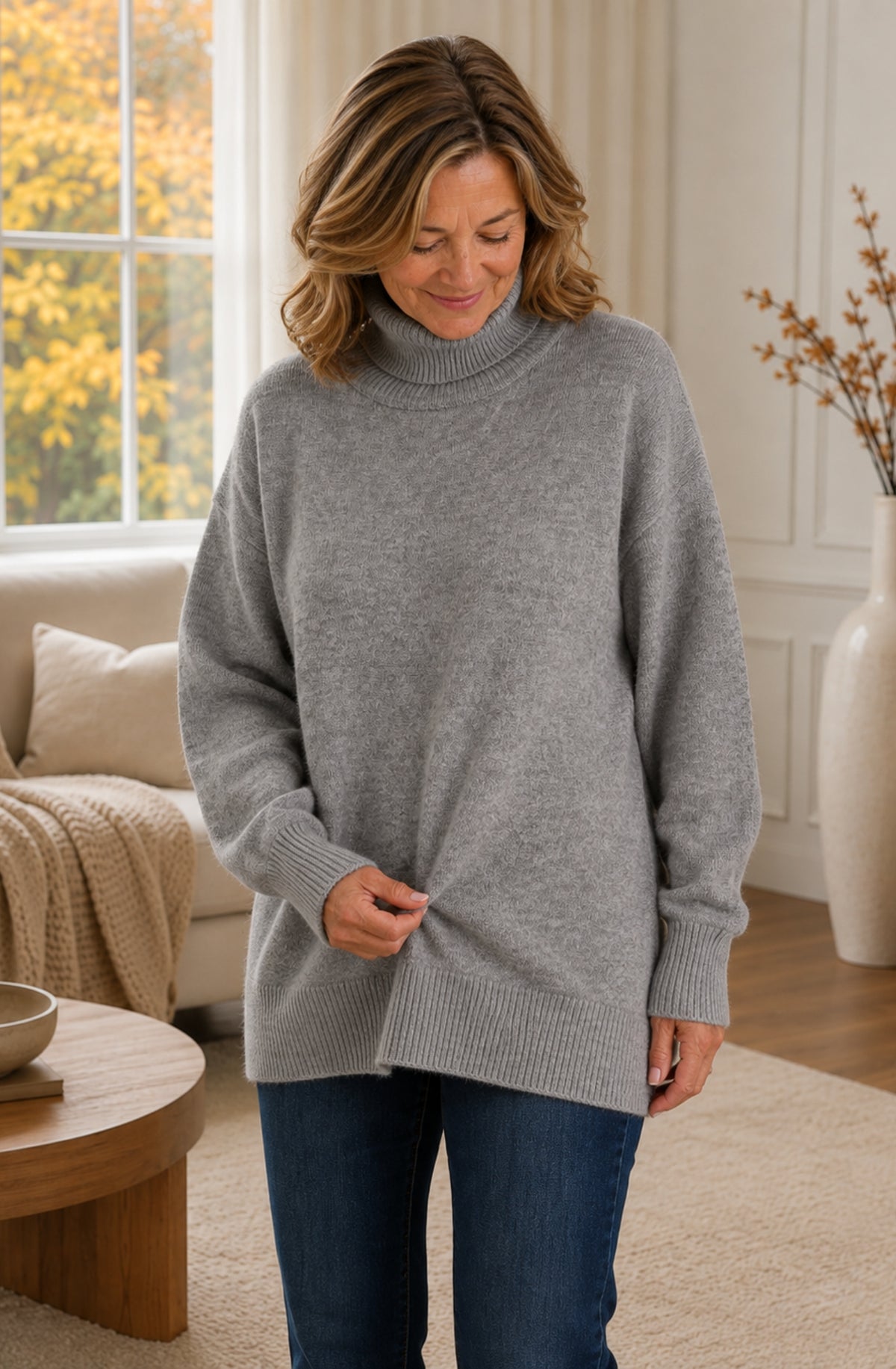 Noélie™ Relaxed Turtleneck Sweater