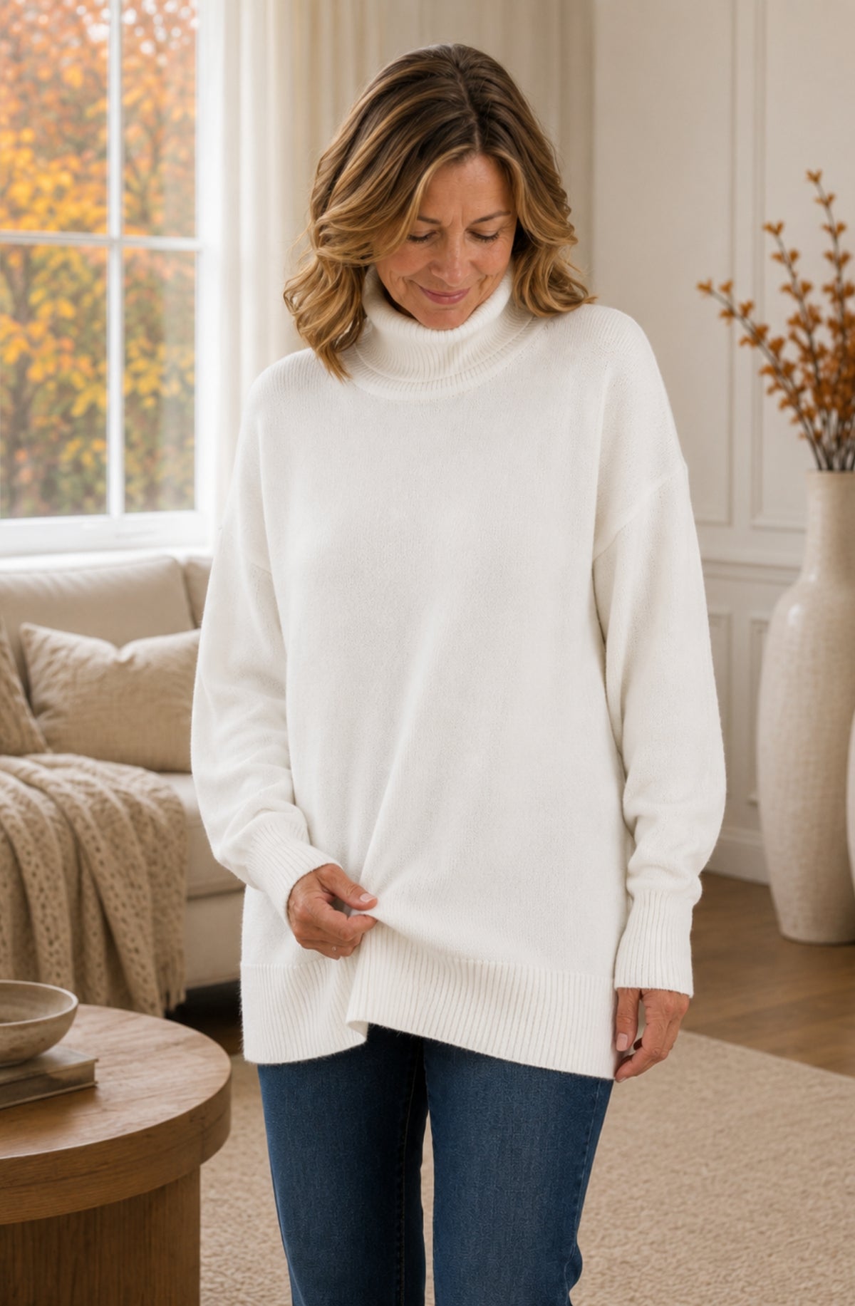 Noélie™ Relaxed Turtleneck Sweater