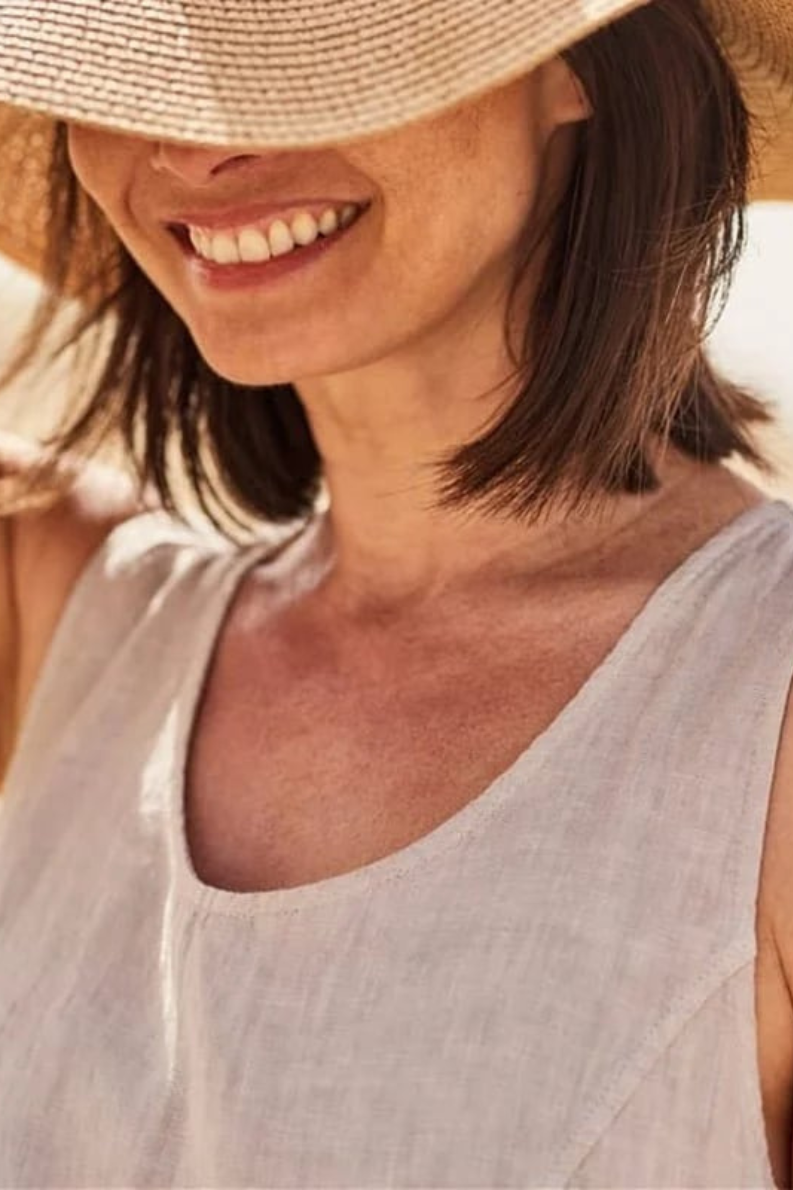 Linen Cove™ | Sleeveless Cotton & Linen Summer Dres