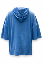 Élodie™ Oversized Velvet Hooded Top