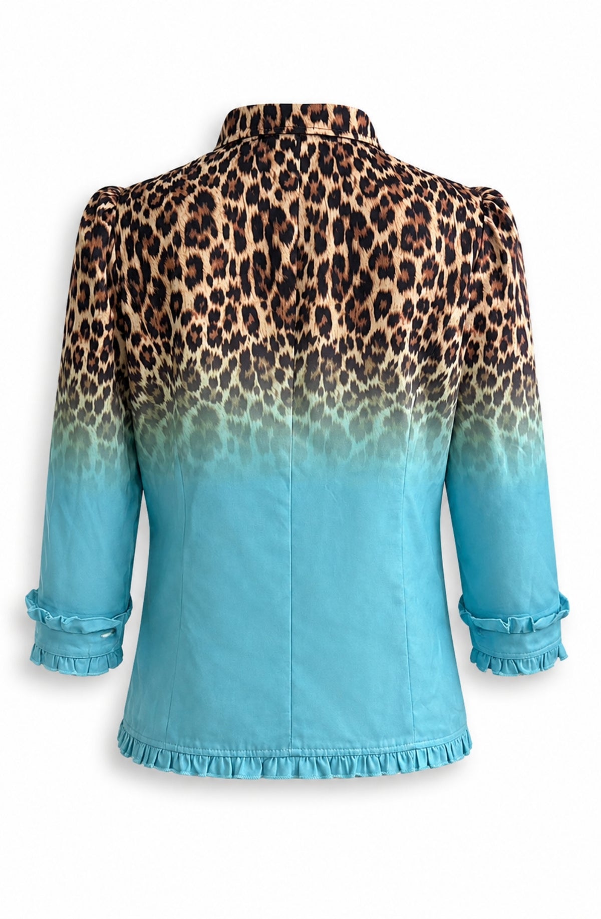 Savelle™ Leopard Ruffle Jacket