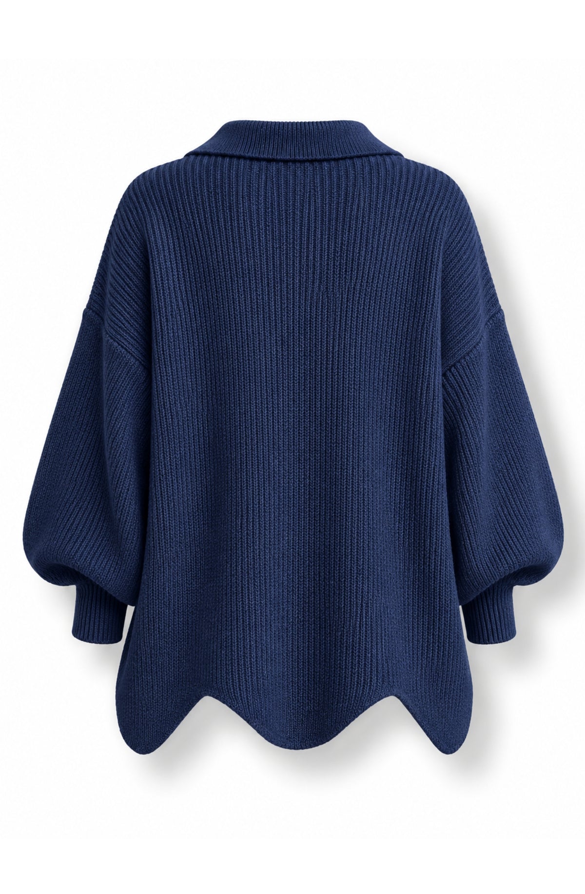 Camille™ Gold-Button Collared Cardigan