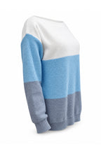 Elara™ Colour-Block Knit Sweater