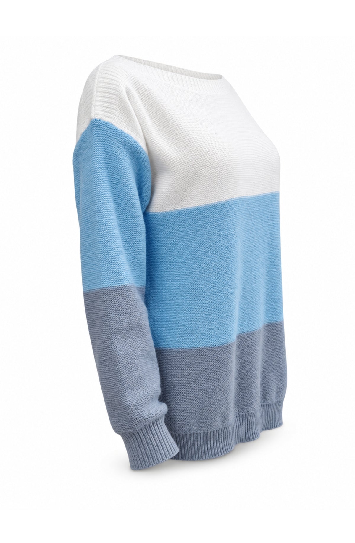 Elara™ Colour-Block Knit Sweater