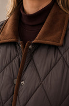 Elowen™ Quilted Corduroy Collar Jacket