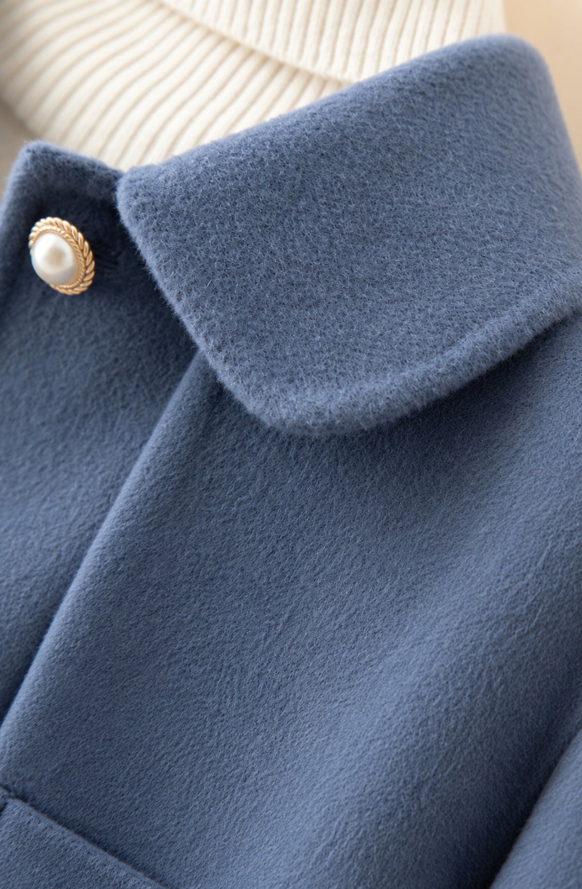 Marielle™ Pearl-Button Wool Jacket