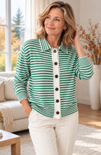 Amélie™ Striped Button Cardigan