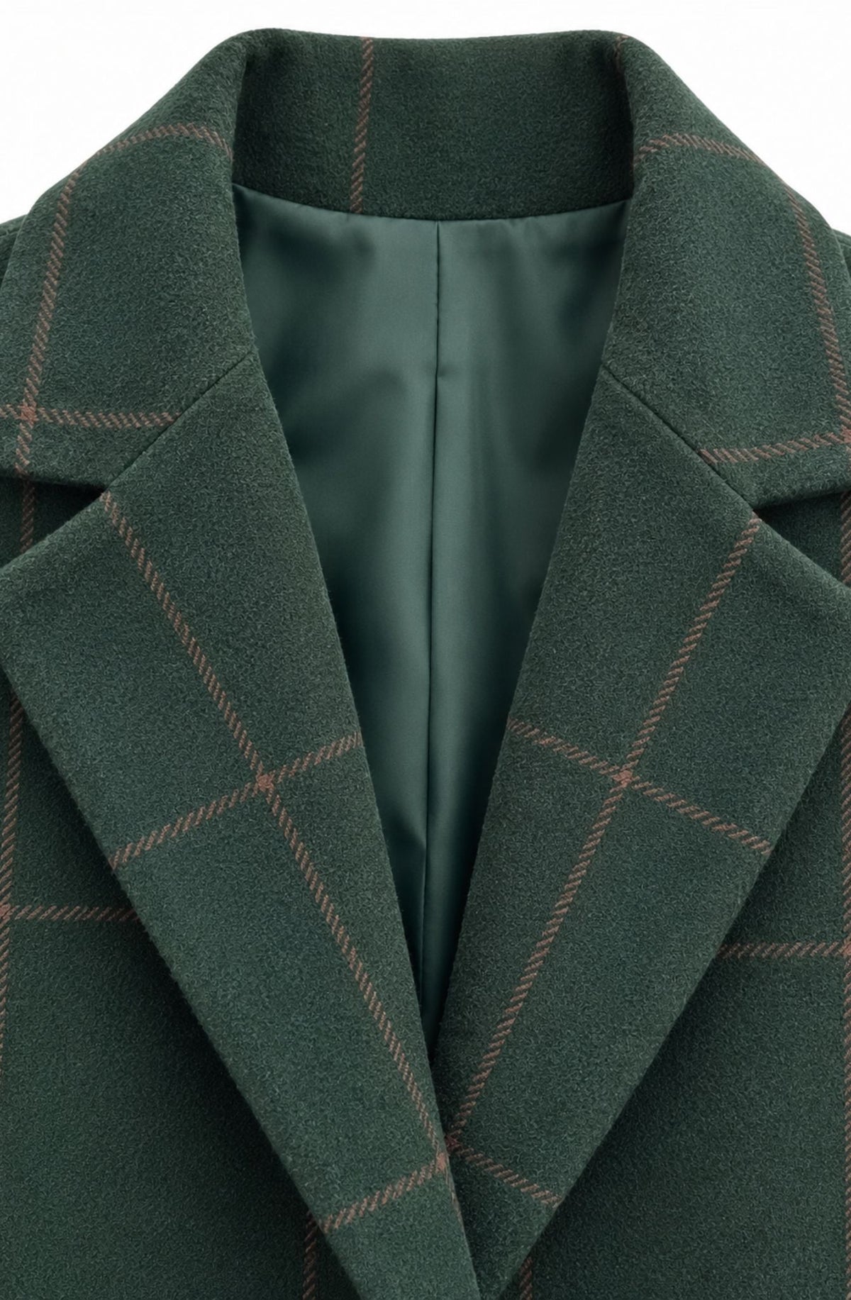 Marlena™ Classic Checked Long Coat