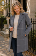 Marlena™ Classic Checked Long Coat