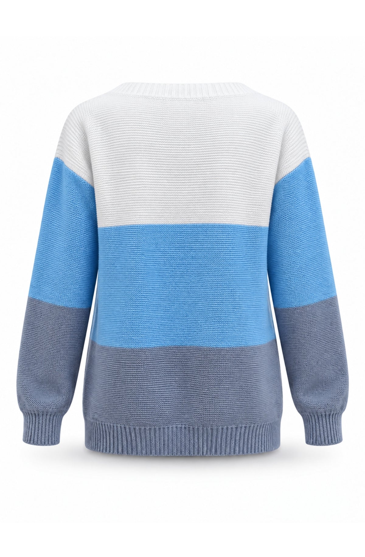 Elara™ Colour-Block Knit Sweater