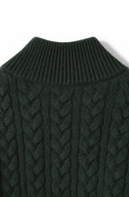 Aveline™ Cable-Knit Button Collar Sweater