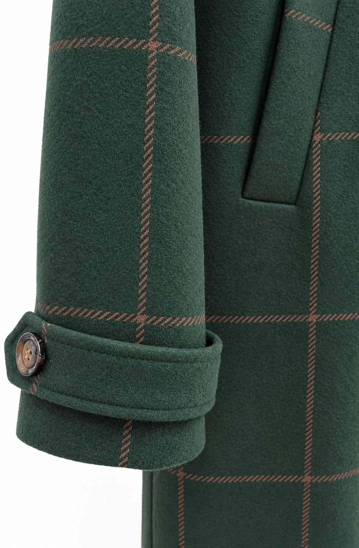 Marlena™ Classic Checked Long Coat