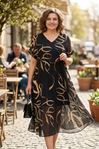 Monroe™ | Elegant Printed Maxi Dress