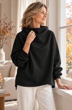 Élise™ Funnel-Neck Relaxed Sweater