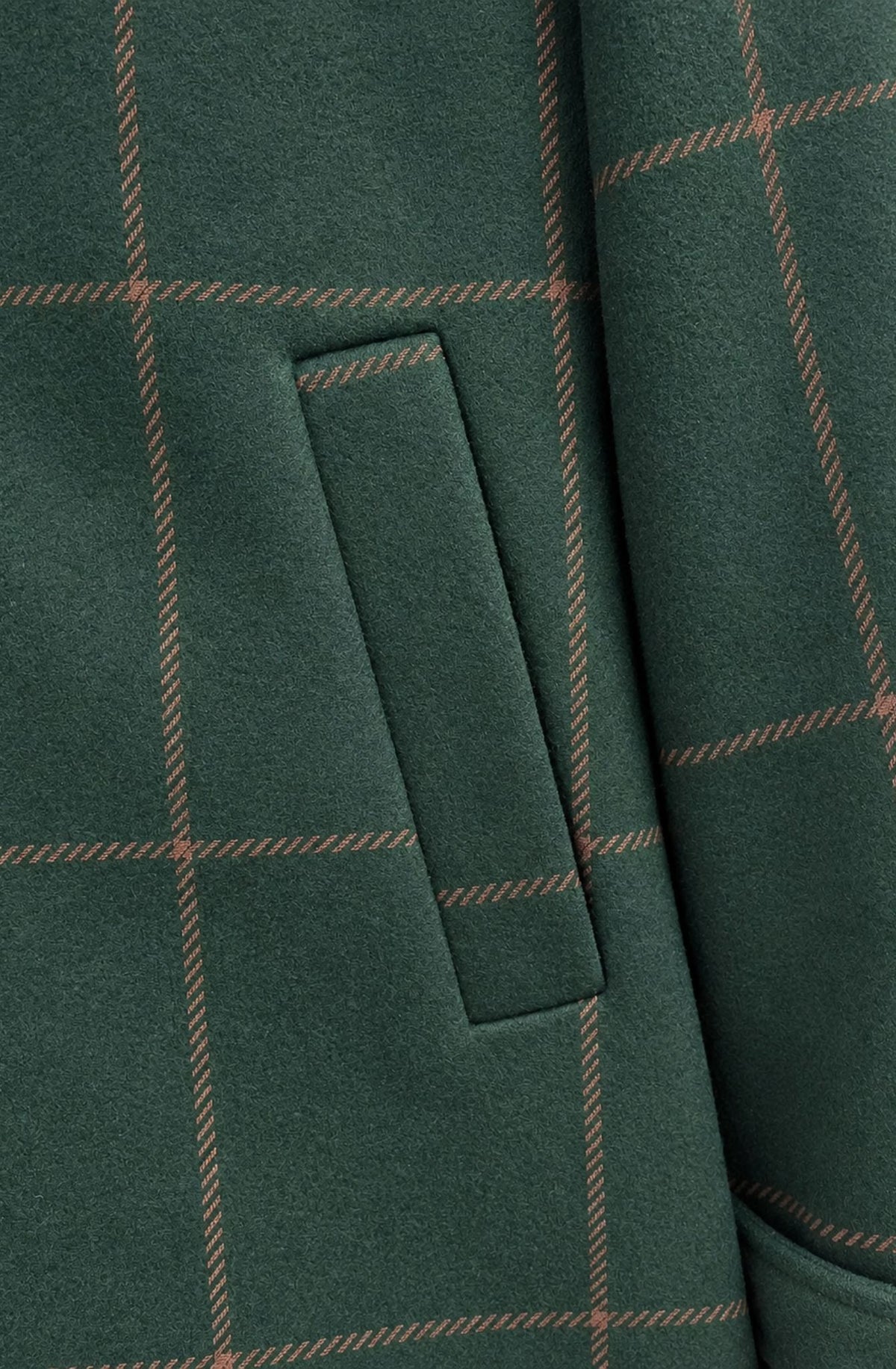 Marlena™ Classic Checked Long Coat
