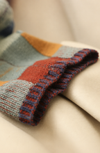 Maëlle™ Colourful Checked Turtleneck Sweater