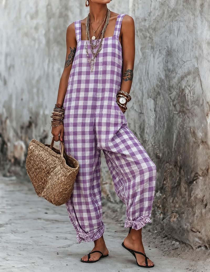 Ekouaer Suspender Lounge Pants Soft Homewear