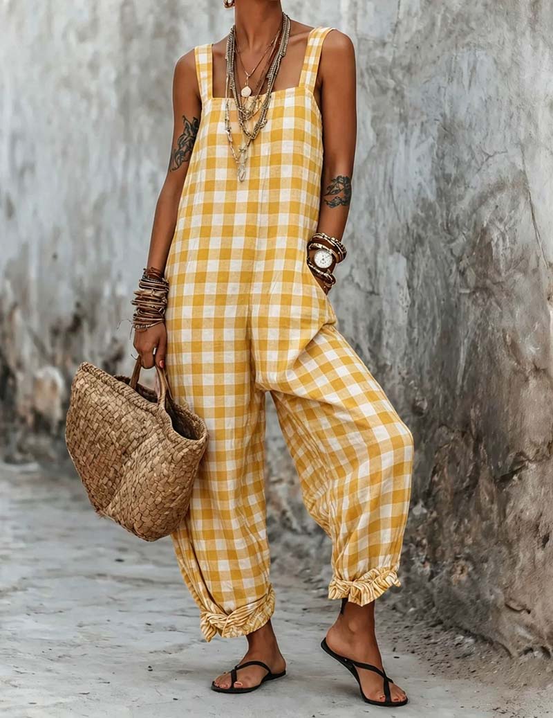 Ekouaer Suspender Lounge Pants Soft Homewear