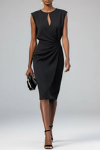 Éloise Draped Midi Dress