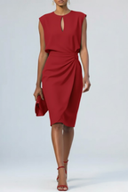Éloise Draped Midi Dress