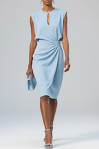 Éloise Draped Midi Dress