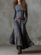 Helena | Patchwork Maxi Dress