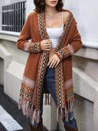 long boho vest