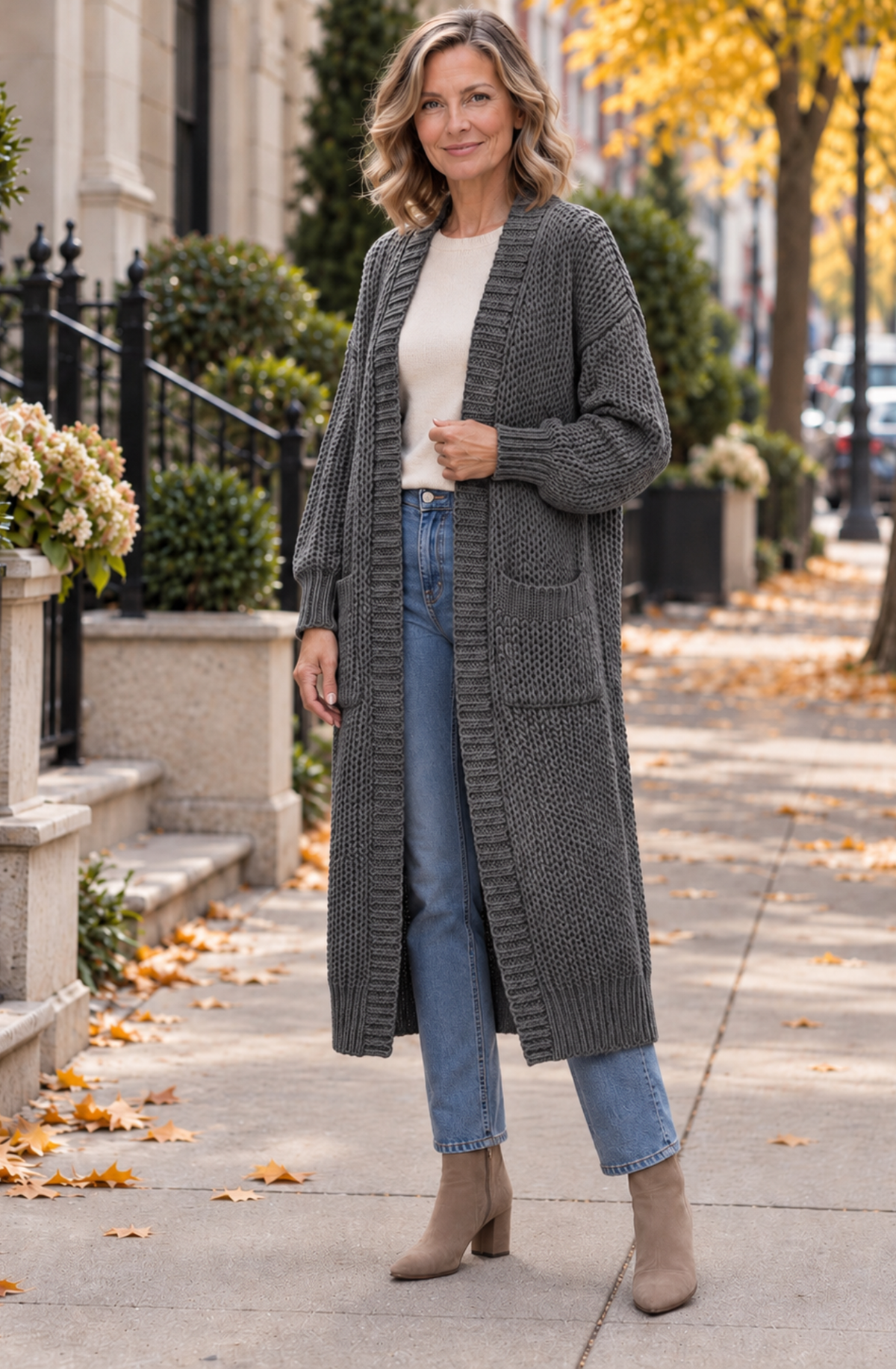 Marielle™ Longline Knit Cardigan